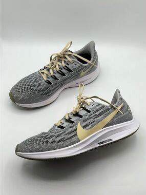 Nike New Orleans Saints Grey Zoom Pegasus Sneakers Women’s Size 8